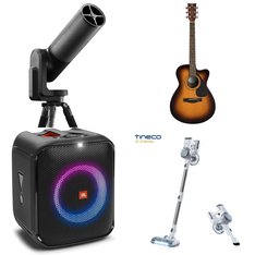 Pallet – 21 Pcs – Portable Speakers, Optics / Binoculars, Speakers, Humidifiers / De-Humidifiers – Customer Returns – Monster, Unistellar, Onn, JBL
