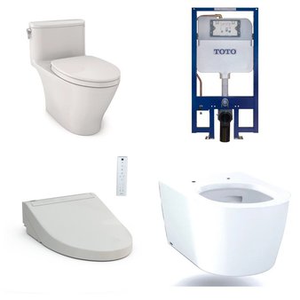 3 Pallets – 41 Pcs – Kitchen & Bath Fixtures, Hardware – Customer Returns – Kohler, TOTO USA, Toto, ProFlo