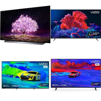 64 Pcs – LED/LCD TVs – Refurbished (GRADE A, GRADE B) – VIZIO, Samsung, LG, onn.