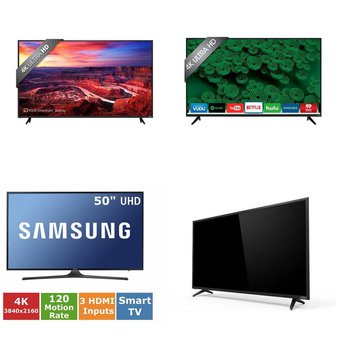 100 Pcs – TVs – Tested Not Working – VIZIO, LG, Samsung, RCA – Televisions