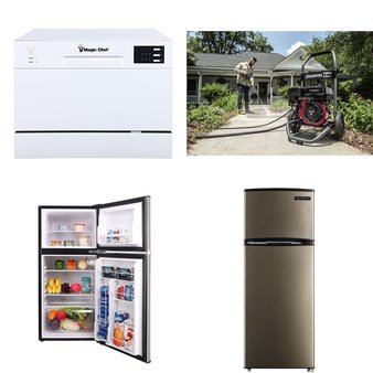 Pallet – 7 Pcs – Refrigerators, Pressure Washers, Dishwashers – Customer Returns – Thomson, MAGIC CHEF, Frigidaire, Sun Joe