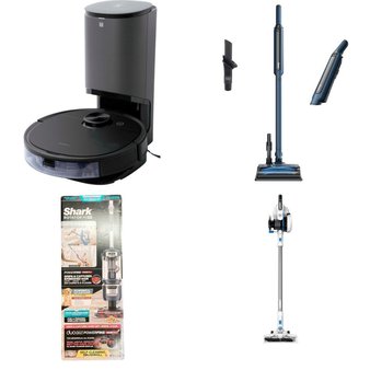 Pallet – 20 Pcs – Vacuums – Customer Returns – Hoover, Shark, Hart, Ecovacs Robotics