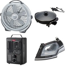 Pallet – 29 Pcs – Heaters, Food Processors, Blenders, Mixers & Ice Cream Makers, Fans, Griddles & Skillets – Overstock – Mainstays, Hyper Tough
