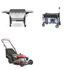 Pallet - 6 Pcs - Grills & Outdoor Cooking, Other, Mowers - Customer Returns - Mm, Pit Boss, Ozark Trail, PowerSmart