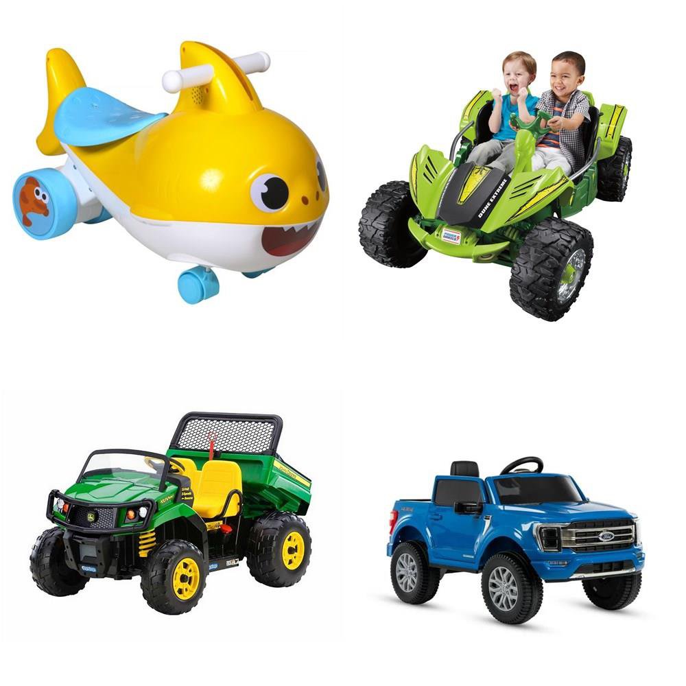 Pallet 7 Pcs Vehicles Customer Returns Huffy, Baby Shark, Peg