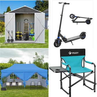 Pallet – 11 Pcs – Unsorted, Boats & Water Sports, Vehicles, Camping & Hiking – Customer Returns – Roc SUP Co, TOKTOO, VILLEY, Outdoor Basic