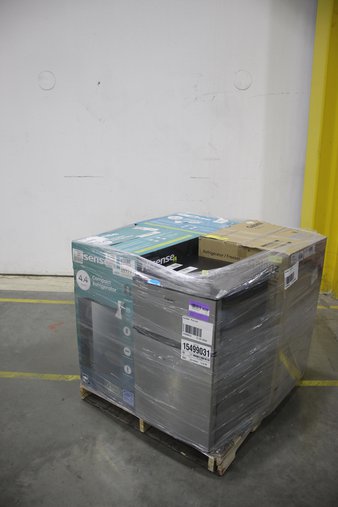 3 Pallets – 11 Pcs – Bar Refrigerators & Water Coolers, Freezers – Untested Customer Returns – Walmart