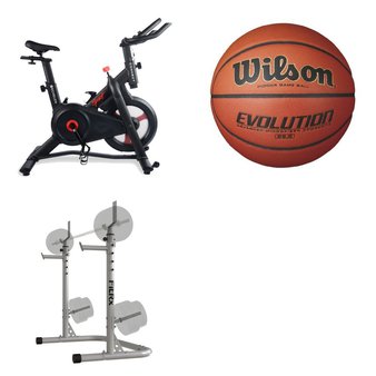 Pallet – 7 Pcs – Exercise & Fitness, Outdoor Sports – Customer Returns – ECHELON, Wilson, FitRx