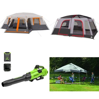 Pallet – 15 Pcs – Camping & Hiking, Leaf Blowers & Vaccums – Customer Returns – Ozark Trail, GreenWorks