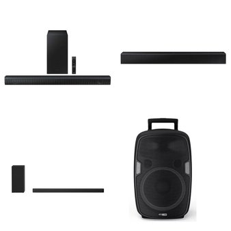 Pallet – 29 Pcs – Speakers – Customer Returns – Philips, Samsung, PROSCAN, Monster