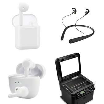 Pallet – 84 Pcs – In Ear Headphones, Networking, Laser, All-In-One – Customer Returns – Onn, onn., Canon, Sony