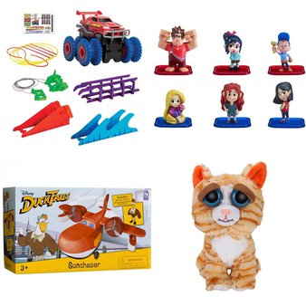 28 Pcs – Toys – Like New, New Damaged Box, Used, Open Box Like New – Retail Ready – Disney, TRIX TRUX, DuckTales, William Mark