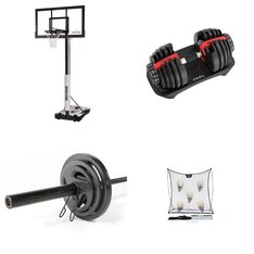 Pallet - 9 Pcs - Outdoor Sports, Exercise & Fitness - Customer Returns - FitRx, Athletic Works, Coleman, Spalding