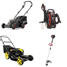 Pallet - 8 Pcs - Mowers, Other, Pressure Washers, Trimmers & Edgers - Customer Returns - Hyper Tough, Ozark Trail, Brute