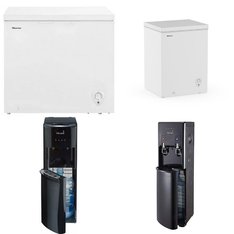 Pallet - 7 Pcs - Freezers, Bar Refrigerators & Water Coolers - Customer Returns - HISENSE, Primo Water, Primo