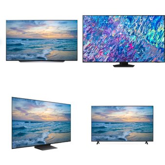 3 Pallets – 21 Pcs – LED/LCD TVs – Refurbished (GRADE A, GRADE B) – Samsung, VIZIO, LG