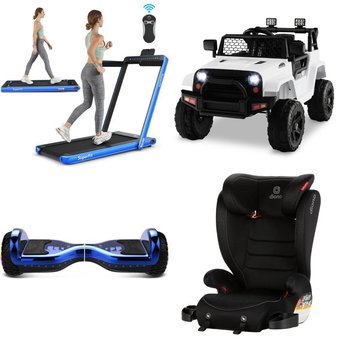 Pallet – 24 Pcs – Kids, Unsorted, Automotive Parts, Patio – Open Box Customer Returns – Gymax, Teamson Kids, Costway, HP