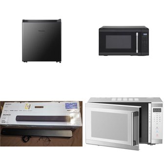Pallet – 20 Pcs – Microwaves, Fans, Comforters & Duvets, Vacuums – Damaged / Missing Parts / Tested NOT WORKING – Hamilton Beach, Mainstay’s, Mainstays, Bissell