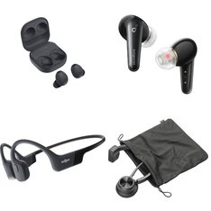 Case Pack - 12 Pcs - In Ear Headphones, Over Ear Headphones - Customer Returns - Shokz, Samsung, 3M, Soundcore