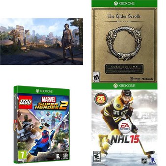 61 Pcs – Microsoft Video Games – New, Used, Like New – The Elder Scrolls Online: Morrowind (Xbox One), The Elder Scrolls, LEGO Marvel Superheroes 2 (Xbox One), NHL 15 (Xbox One)