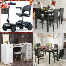 Pallet – 7 Pcs – Dining Room & Kitchen, Unsorted, Office, Canes, Walkers, Wheelchairs & Mobility – Customer Returns – SEGMART, Madesa, Paproos, Homfa