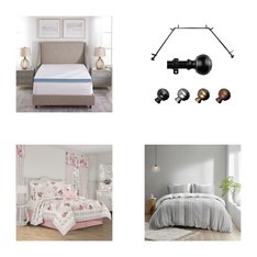 6 Pallets - 810 Pcs - Curtains & Window Coverings, Decor, Sheets, Pillowcases & Bed Skirts, Bedding Sets - Like New or New Customer Returns - JC Penney