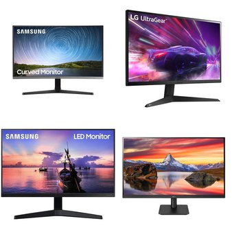 Pallet – 24 Pcs – Monitors – Customer Returns – Samsung, Onn, LG, ACER