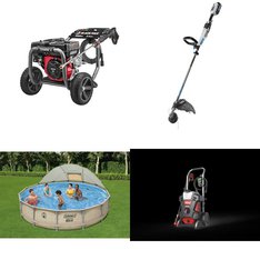 Pallet - 9 Pcs - Pressure Washers, Storage & Organization, Trimmers & Edgers, Hand Tools - Customer Returns - Hyper Tough, Hart, Torin Inc., Black Max