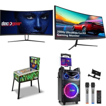 Pallet – 8 Pcs – Powered, Monitors, Game Room – Customer Returns – ADM, Deco Gear, Donner, Glarry