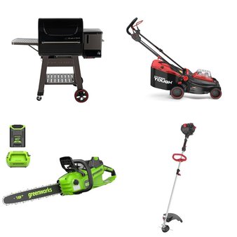 Pallet – 6 Pcs – Trimmers & Edgers, Grills & Outdoor Cooking, Mowers, Hedge Clippers & Chainsaws – Customer Returns – Hyper Tough, Mm, GreenWorks