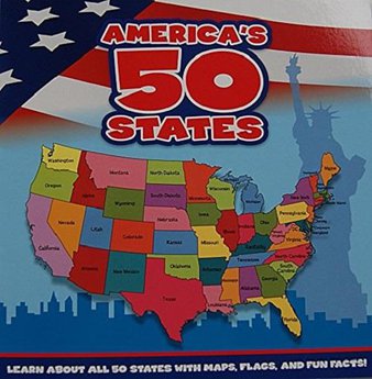 38 Pcs – Flying Frog Publishing America’s 50 States Book – New, Like New – Retail Ready