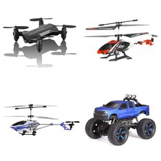 Pallet - 54 Pcs - Vehicles, Trains & RC, Drones & Quadcopters Vehicles, Powered, Not Powered - Customer Returns - Voyage Aeronautics, New Bright, Sky Rover, Adventure Force