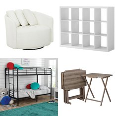 CLEARANCE! Pallet – 8 Pcs – Living Room, Office, Bedroom, Storage & Organization – Overstock – Mainstays, Better Homes & Gardens
