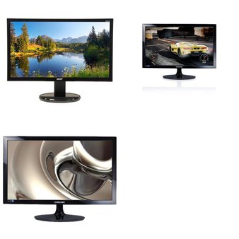 Pallet – 18 Pcs – Computer Monitors – Customer Returns – Samsung, ACER, Lexar, Philips