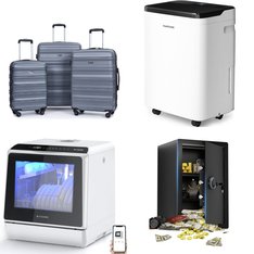 Pallet - 9 Pcs - Luggage, Dishwashers, Office, Humidifiers / De-Humidifiers - Customer Returns - Travelhouse, Zimtown, BlitzHome, Soontrans