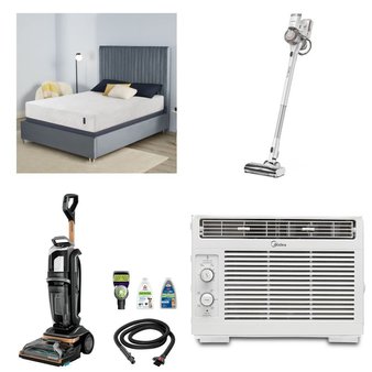 Pallet – 33 Pcs – Vacuums, Air Conditioners, Mattresses, Oral Care – Overstock – Bissell, Midea, Bissell Homecare