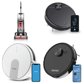 Pallet – 17 Pcs – Vacuums, Speakers, Video – Customer Returns – Hoover, Hart, Dirt Devil, iHOME