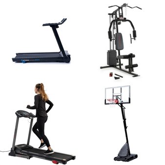 Pallet – 6 Pcs – Exercise & Fitness, Outdoor Sports – Customer Returns – Spalding, ECHELON, Marcy, Easton