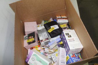 1 Parcel Box – 266 Pcs – Makeup, Bath & Body – OPEN BOX UNTESTED RETURNS – Walmart