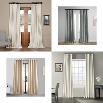 Pallet – 293 Pcs – Curtains & Window Coverings, Decor – Mixed Conditions – Eclipse, Fieldcrest, Sun Zero, Madison Park