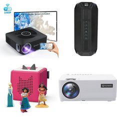 Pallet - 76 Pcs - DVD & Blu-ray Players, Powered, Projector, Accessories - Customer Returns - Onn, Singing Machine, tonies, VANKYO