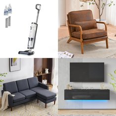 Pallet – 7 Pcs – Unsorted, Living Room, TV Stands, Wall Mounts & Entertainment Centers, Vacuums – Customer Returns – UBesGoo, Hommpa, FCH, Tineco