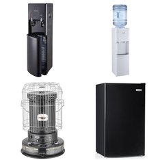 Pallet - 6 Pcs - Refrigerators, Heaters, Bar Refrigerators & Water Coolers - Customer Returns - Igloo, Dyna-Glo, Primo Water, Primo