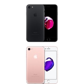 7 Pcs – Apple iPhone 7 – Refurbished (GRADE B – Unlocked) – Models: MN8G2LL/A, MN8K2LL/A