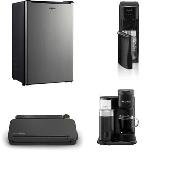 Pallet – 19 Pcs – Single Cup Brewers, Toasters & Ovens, Fans, Kitchen & Dining – Open Box Customer Returns – Keurig, Oster, Dirt Devil, WHIRLPOOL