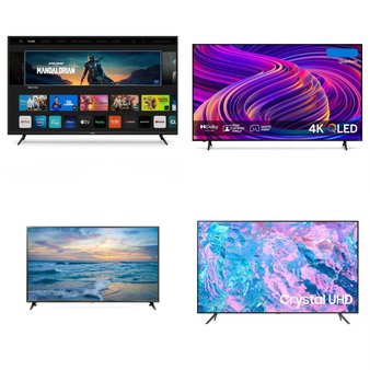 3 Pallets – 15 Pcs – LED/LCD TVs – Refurbished (GRADE A, GRADE B) – Samsung, VIZIO, Onn, LG