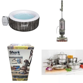 Pallet – 18 Pcs – Hunting, Camping & Hiking, Kitchen & Dining, Vacuums – Customer Returns – Ozark Trail, Ruger, Shark, Little Giant Ladders