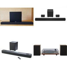Pallet - 25 Pcs - Speakers, CD Players, Turntables, Accessories, Over Ear Headphones - Customer Returns - onn., VIZIO, Onn, Sony