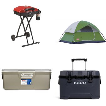Pallet – 9 Pcs – Camping & Hiking – Customer Returns – Coleman, Ozark Trail, The Coleman Company, Inc., Igloo