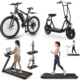 Pallet – 18 Pcs – Cycling & Bicycles, Trampolines, Exercise & Fitness, Unsorted – Customer Returns – joystar, SEGMART, Arvakor, LACOO